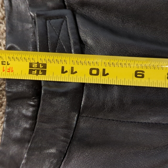 NWT VINTAGE IZZI Leather Pants - Picture 4 of 10